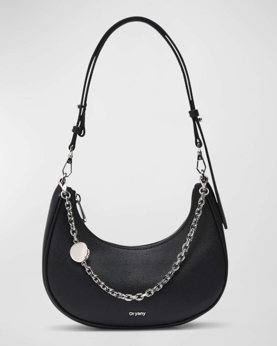 Dali Zip Leather Shoulder Bag